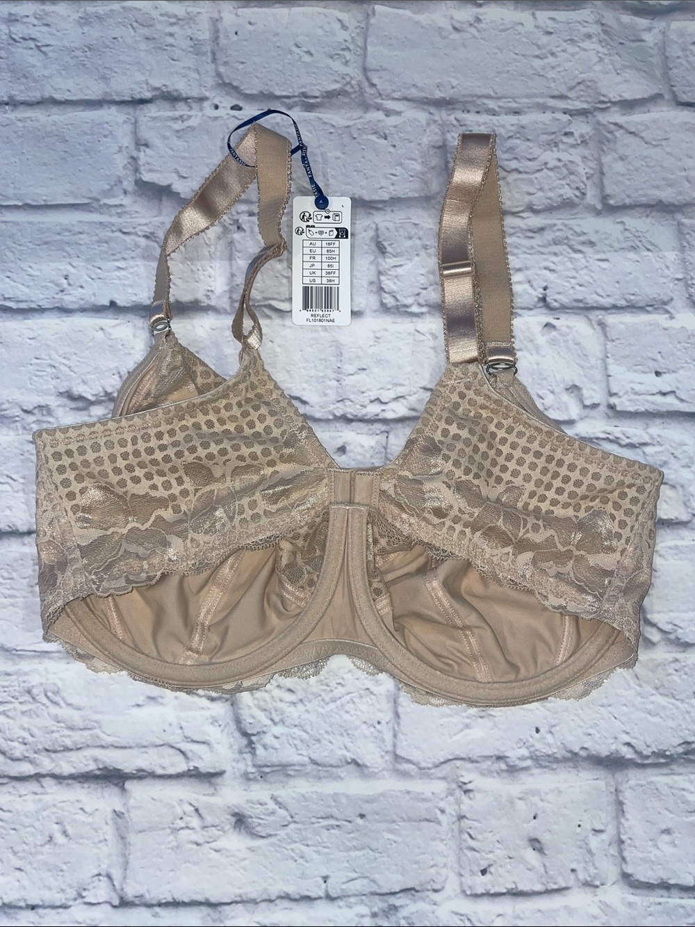 Fantasie Reflect Side Support Bra in Natural Beige Size 38H FL101801NAE (NWT) - Picture 2 of 10